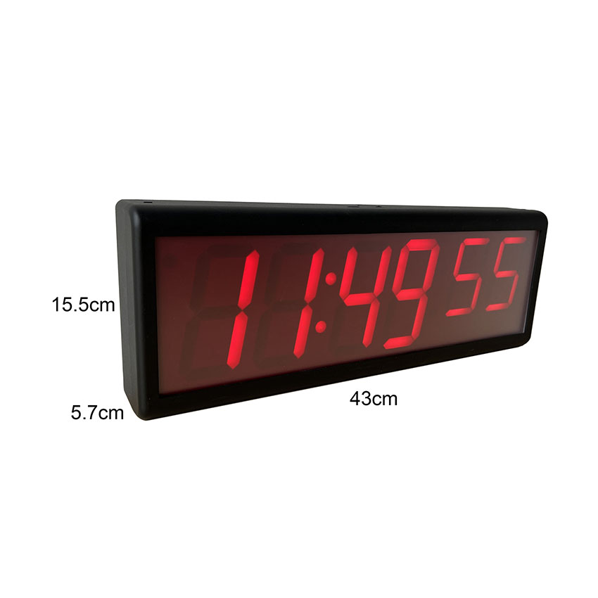 Relógio sincronizado com a internet de 4