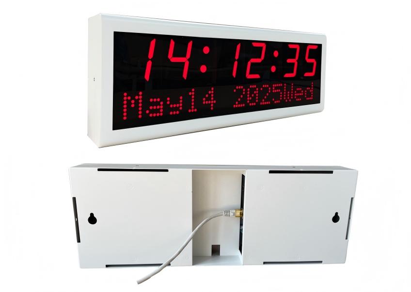 Automatic DST Reset PoE Digital Clock Automatic DST Reset PoE Digital Clock
